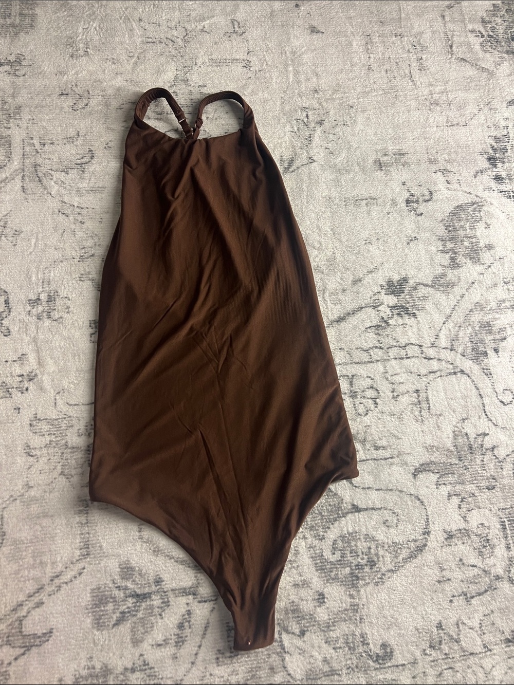 Brown High Neck Smoothez by Aerie Bodysuit